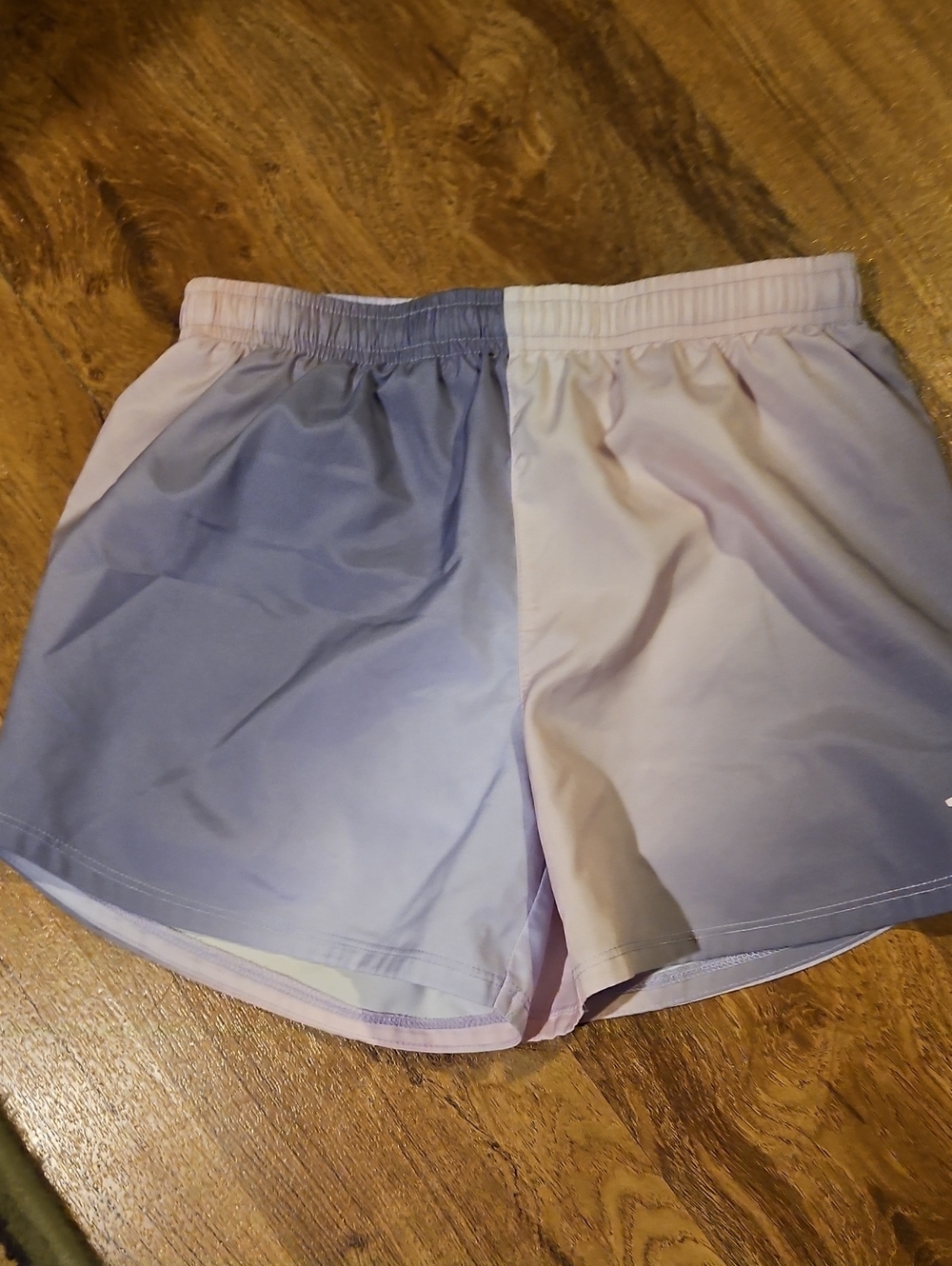 Girls Adidas Pink & Purple Ombre Running Shorts Size 14